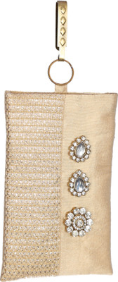 

Mahadev Exports Diamond Hooked Mobile Pouch Gold 1 Mobile Pouch(Gold)