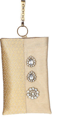 

Mahadev Exports Diamond Hooked Mobile Pouch Gold 3 Mobile Pouch(Gold)