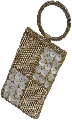 

ALAR Handmade Ethnic Mobile Pouch Mobile Pouch(Gold)