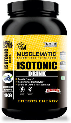 

Musclematic Isotonic Drink Nutrition Drink(blueberry Flavored)