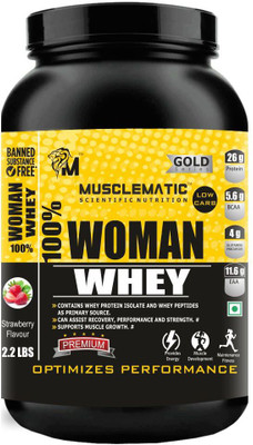 

Musclematic Woman Whey Whey Protein(1 kg, strawberry)
