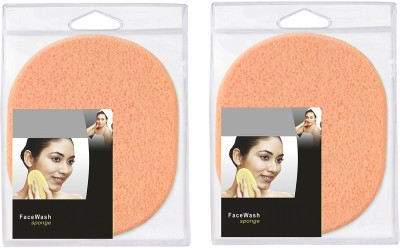 FOK Set Of 2Pcs Face Cleansing Makeup Washing Pad Deep Cleansing & Exfoliating Facial