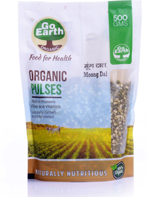 

Go Earth Organic Unpolished Moong Dal (Split)(500 g)
