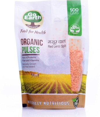 

Go Earth Organic Unpolished Masoor Dal (Split)(500 g)