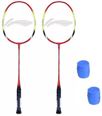 

Cosco Q30 Badminton Strung Racket with Grip ( Pack of 2 Racket and 2 Grip ) Multicolor Strung Badminton Racquet(G5 - 3 Inches, 180 g)
