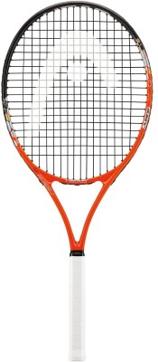 

Head Radical 26 Orange, Black Unstrung Tennis Racquet(G0 - 4 Inches, 280 g), Black;orange