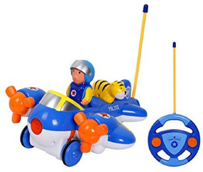 

Tiny Mynee RC Cartoon car airplane with light and sound(Blue)