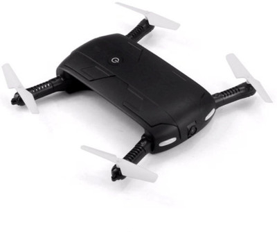 

Frazzer Pocket Selfie Drone Quadcopter, Pocket Fold Portable Photography Wifi FPV(Black)