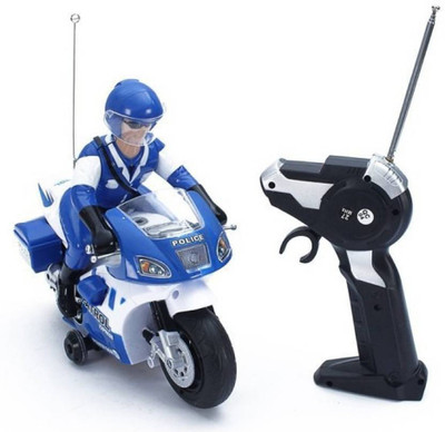 

MN OVERSEAS Remote Control Police Bike(Multicolor)