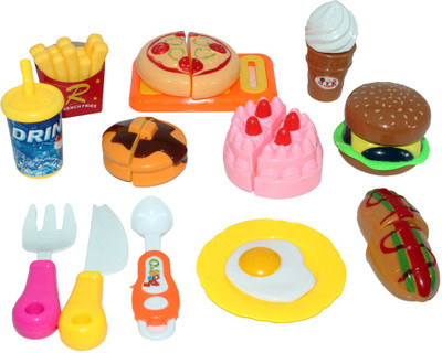 

Smiles Creation Fast Food Lunch Role Play Set Toy for Kids
