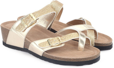 

Miss CL By Carlton London Women GOLD Wedges