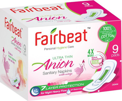 

Fairbeat Anion Sanitary Napkins Sanitary Pad(Pack of 9)