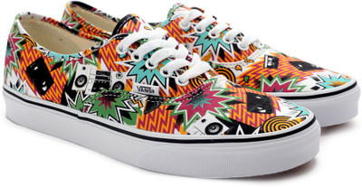 

Vans Authentic Sneakers For Men(Multicolor, (freshness) mixed tape/true white