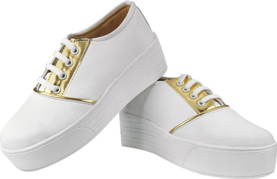 

Fashimo Casuals For Women(Gold, White