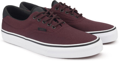 

Vans ERA 59 Sneakers For Men(Burgundy, Black, (canvas/military) iron brown/white