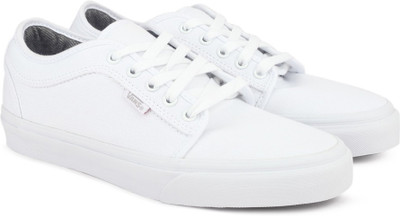 

Vans CHUKKA LOW Sneakers For Men(White, (10 oz. canvas) white/white
