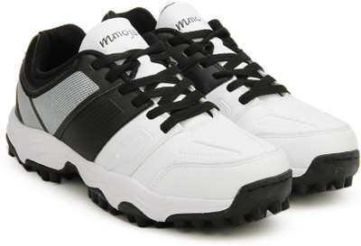 

Mmojah Athletic-4 Cricket Shoes For Men(Black, Multicolor, Black/wht