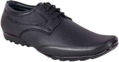 

Shoeniworld Lace Up For Men(Black