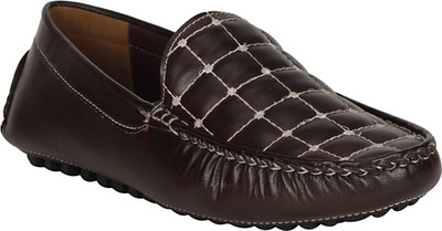 

KOXKO Dot Driving Shoes For Men(Brown