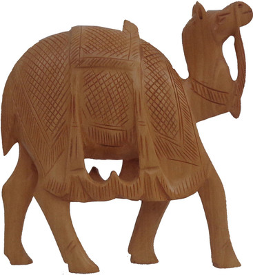 

LAVANSHI 5" kadamba wood camel idol Decorative Showpiece - 13 cm(Wooden, Brown)