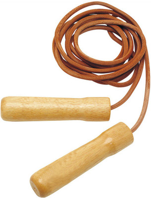 

Fitness Solutions Wood Handle Jumping Rope. Freestyle Skipping Rope(Brown, Length: 305 cm)