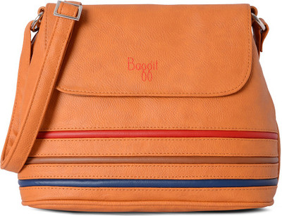 

Baggit Women Orange PU Sling Bag