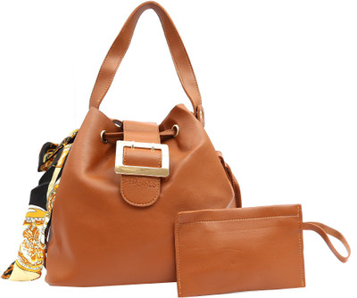 

Pepgirls Girls Casual Tan PU Sling Bag