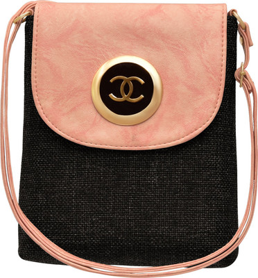

tap fashion Women Casual Pink PU Sling Bag