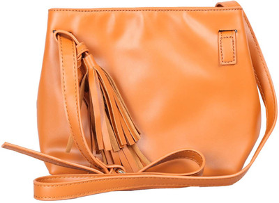 

Mary Anne Women Casual Brown Leatherette Hand-held Bag