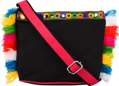 

Anekaant Women Casual Multicolor Canvas Sling Bag