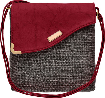 

tap fashion Women Casual Pink PU Sling Bag