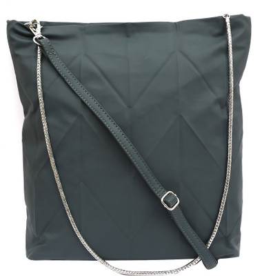 

Pepgirls Girls Evening/Party Grey Leatherette Sling Bag