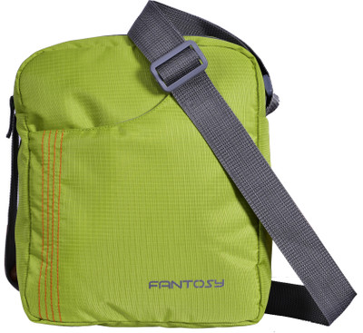 

Fantosy Men & Women Casual Green Polyester Sling Bag