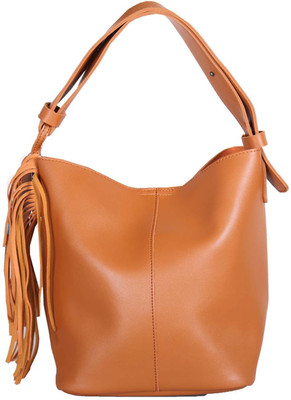 

Mary Anne Women Casual Brown Leatherette Hand-held Bag