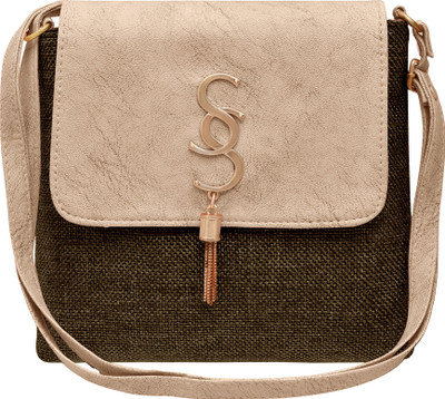 

tap fashion Women Casual Grey PU Sling Bag