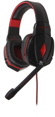 

Shrih SH-04484 Smart Headphones(Wired), Black;red