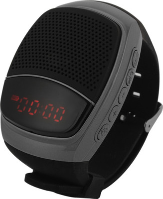 

Axxis Wireless Bluetooth Watch Speaker with Mic Support (Black) 3 W Portable Bluetooth Speaker(Black, 2.1 Channel)