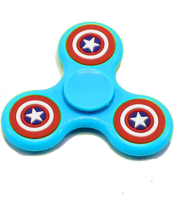 

Awish Captain America Cool Fidget Hand Spinner Toy Relieve Stress And Anxiety – Durable Bearing High Speed, Super Smooth Well Balanced(Blue)