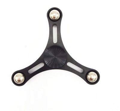 

Spacerail Three Balls Alloy Tri-Hand Fidget Hand Spinner with Stainless Steel Bearing - Black(Black)