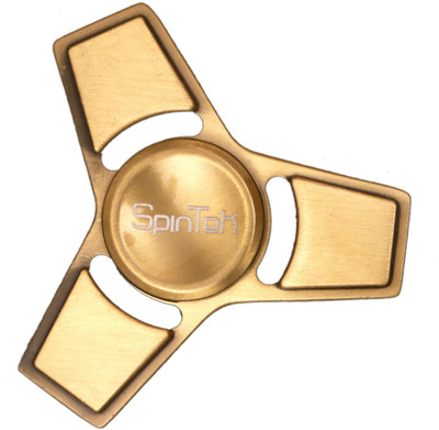 

Montez Spintek 3 leave Metal Fidget Hand Spinner Toy (Gold)(Multicolor)