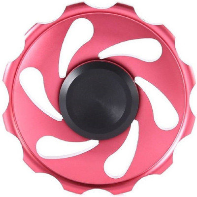 

Spacerail Full Alloy Wind Fire Wheels Aluminum Alloy Fidget Spinner with Stainless Steel Bearing(Pink)
