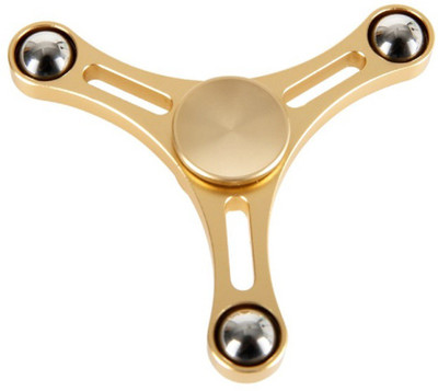 

Spacerail Three Balls Alloy Tri-Hand Fidget Hand Spinner with Stainless Steel Bearing - Gold(Gold)