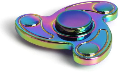 

VibeX ™ Tri-Arms Hand Spinner Fidget Toys Prime Metallic Finger Spinners with High Speed Bearing for Adults and Kids - Long Smooth Spins Up to 1-3 Mins(Multicolor)