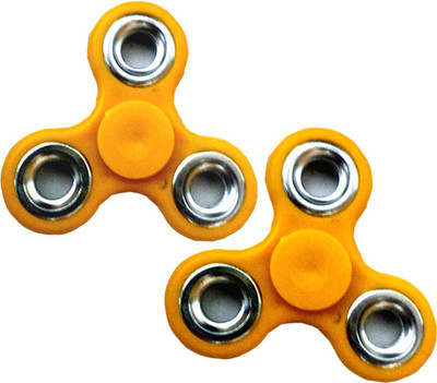 

Art-N-Soul EDC Fidget Tri Spinner Toys Ultra Speed - Hybrid Ceramic Bearing(Yellow)