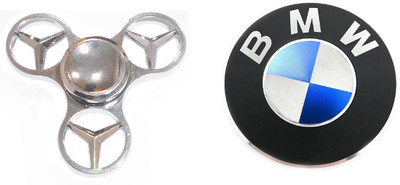 

Spacerail BMW & MERCEDES Turbo Speed Metal Body Fidget Hand Spinner Toy Set of 2(Multicolor)