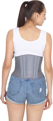

KS CARE Comfortable Lumbo Sacral Belt (Back Pain Belt) Back & Abdomen Support (M, Grey)
