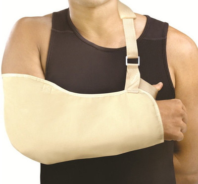 

Optika Deluxe Comfortable & Ovrable Arm Sling Shoulder Support (M, Beige)