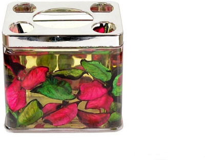 

Skywalk Flower Petal Bathroom Utility Plastic Toothbrush Holder(Multicolor)
