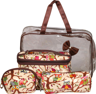

PACSUN Cosmetic Pouch(Multicolor), Cream;transparent