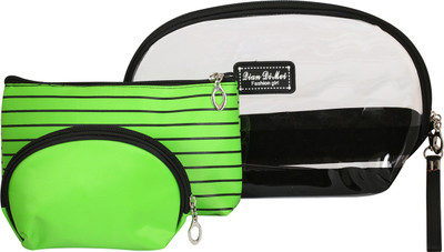 

PACSUN Cosmetic Pouch(Green), Black;green